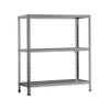 PROREGAL Panda MINI Boltless Shelving Unit | HxWxD 90x100x50 cm | 100 kg per Shelf | Gray view 1