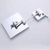 Lighted Makeup Mirror, Wall-Mounted, 20.3 cm, 3x Magnification, 180° Swivel, Extendable, Rose Gold view 3