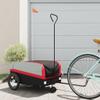 LAPOOH Bicycle Cargo Trailer, Black and Red, 45 kg, Iron - 94069 view 1