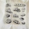 FOSANGPUSHI Vintage Food-Themed Clear Stamps, 12 x 12 cm view 2