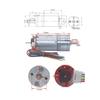 25GA370 DC Geared Motor with Encoder, 12 V High-Torque Curtain Robot Motor (12 rpm, 24 V) view 2