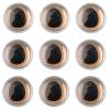 FACAIIO Soft-Molded 3D Fishing Lure Eyes, 8 mm, Silver, 100 Count view 1