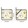 Wurton Flying Bees Pot Holders with Daisy Honey Print, Heat-Resistant, 2-Pack view 4