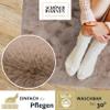 SCHÖNER WOHNEN Collection Plush Faux Fur Rug, Brown, 160 x 230 cm view 2
