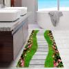 Siunwdiy Long Hallway Runner 90 x 260 cm, Washable, Non-Slip, 3D Grass Pattern view 4