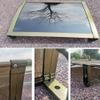 Door and Window Awning, 40 x 60 cm, Brown Polycarbonate view 2