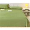 Warm Cashmere-Touch Fleece Bed Sheet Without Elastic, Plush Flannel, Gray, 160 x 230 cm view 2