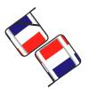 Wurton French Flag Pot Holders, 2-Piece Set, Dual Function, Kitchen and Trivets, 20.3 x 20.3 cm view 3