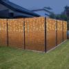 Natural Bamboo Reed Privacy Fence, H120 x L600 cm view 4