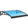 AZHANGYB Door Canopy, 80 x 230 cm Polycarbonate Awning view 1