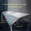 AZHANGYB Door Canopy, 80 x 230 cm Polycarbonate Awning view 2