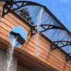 AZHANGYB Door Canopy, 80 x 230 cm Polycarbonate Awning view 4