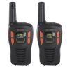 Cobra AM255 Lightweight Walkie-Talkies, 2-Pack, 5 km Range, 16 Channels, Rechargeable, Black view 1