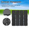 Daromigo WPC Deck Tiles 30 x 30 cm, Set of 44, Anthracite view 2