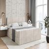ALTDECOR Box Bed with H3 Mattress Futeil Edita-Z – 180 x 200 – Beige view 1