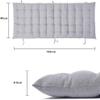 Sun Lounger Cushion, High Back, 160 x 55 cm, Yellow view 4
