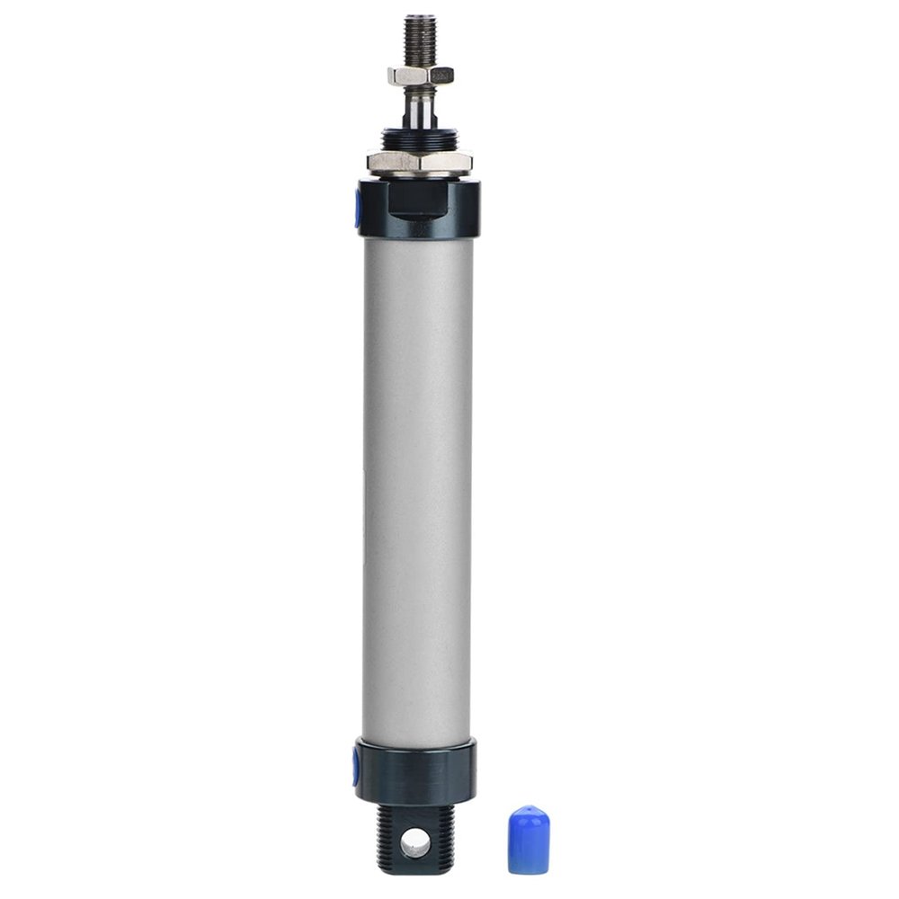 MAL 25-100 Mini Pneumatic Air Cylinder, 25 mm Bore, 100 mm Stroke, Single Rod, Double-Acting