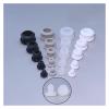 Silicone Rubber Snap-In Hole Plugs, 10-Pack, 2.5–50.6 mm, Transparent, Size A 26 mm view 3
