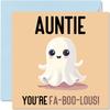 Stuff4 Birthday Card for Aunt, Fa-Boo-Lous view 1