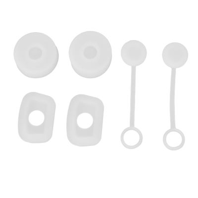 6-Piece Silicone Straw Stopper Set for Most Cups and Bottles