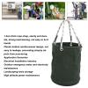 Canvas Bucket, Mini Tool Bucket with Handle, Portable Tool Organizer, 30 kg Capacity (Green) view 3