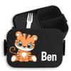 Shirtracer Mepal Personalized Kids' Lunchbox, Tiger with Name view 1