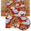 Baokuan Chinese Dragon Red Table Runner for Lunar New Year view 4