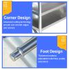 CHBMZ Commercial Stainless Steel Kitchen Prep Table, 650 kg/1,400 lb Capacity, Adjustable Feet view 3