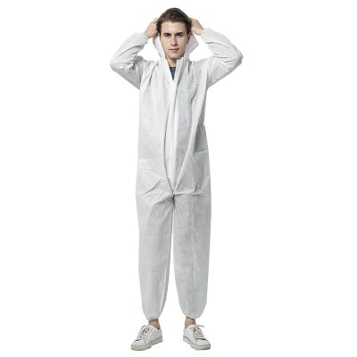 TopHomer Disposable Coveralls, 2-Pack, Hooded Protective Suit, XL
