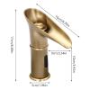 Touchless Waterfall Sensor Faucet, Antique Finish, 16 × 5 × 17 cm view 4