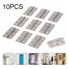 10-Pack Stainless Steel Window Hinges with 6 Mounting Holes view 4