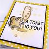 Cup and Champagne Metal Dies for Card Making view 4