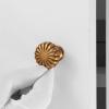 BUKOBYHE Cabinet Knobs, Antique Brass, Vintage Style, 10-Pack view 3