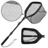 Telescopic Floating Fishing Net, Rubber-Coated Handle, Foldable Landing Net (Color: 100 cm, Double Section) view 2