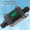 Meskliu IP67 Waterproof Inline Rocker Switch, DPST On/Off, Green LED view 2