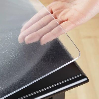 TMGJShd Thickened PVC Table Protector, Waterproof Table Cover, Matte, 2 mm, 105 x 230 cm Rectangle
