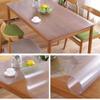 TMGJShd Thickened PVC Table Protector, Waterproof Table Cover, Matte, 2 mm, 105 x 230 cm Rectangle view 2