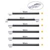 2-Piece Adjustable Aluminum Tent Canopy Pole Set, 6 Sections, 180 cm, Gray view 4