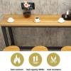 Counter-Height Dining Table, Rectangular Console Table, 100 x 40 cm, Color E view 4