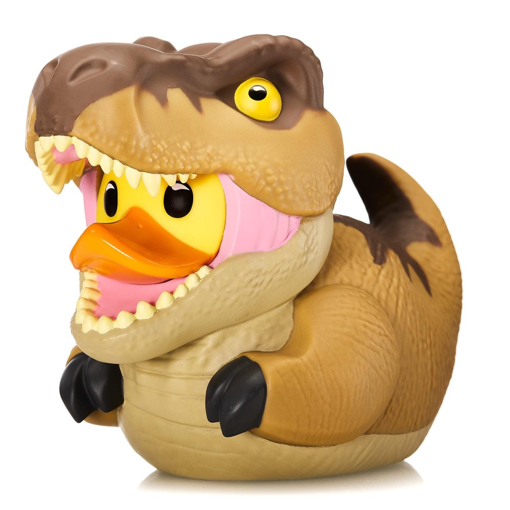 TUBBZ Boxed Edition T-Rex Collectible Vinyl Rubber Duck Figure - Official Jurassic World Rebirth Merchandise - TV, Movies & Video Games