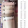 6-Tier Foldable Pants Hanger with Clips view 4