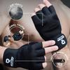 Repton Fitness Gears Fitness Gloves with Wrist Strap, Black, Size S view 3