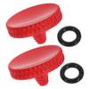 jojofuny 2-Piece Replacement Camera Shutter Buttons, Aluminum Alloy with Rubber, Soft Release, Easy Installation view 1