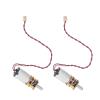 Gadpiparty 2-Piece N20 DC 3-6V Micro Gear Motor with 8mm D-Shaft for RC Cars and Robotics view 1