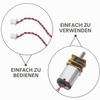 Gadpiparty 2-Piece N20 DC 3-6V Micro Gear Motor with 8mm D-Shaft for RC Cars and Robotics view 3