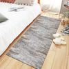 Gray-Brown Abstract Washable Runner Rug, Non-Slip, 90 × 140 cm view 2
