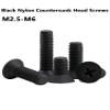 Black Nylon Phillips Countersunk Screws, M2.5 × 10 mm, 100-Pack view 4