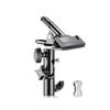 KAGYOKU Heavy-Duty Metal Clamp Holder with 5/8-Inch Light Stand Mount, Reflector Clamp with Umbrella Hole and Screw Mount view 1