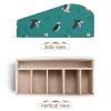 Atlantic Puffins Pattern PU Leather Remote Control Holder view 3