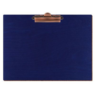 Btic Wooden Clipboard, Dark Blue, A3–A6, 3 mm Birch Plywood